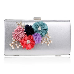 Flowers Pattern Wedding Clutches Mssza