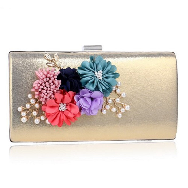 Flowers Pattern Wedding Clutches Mssza