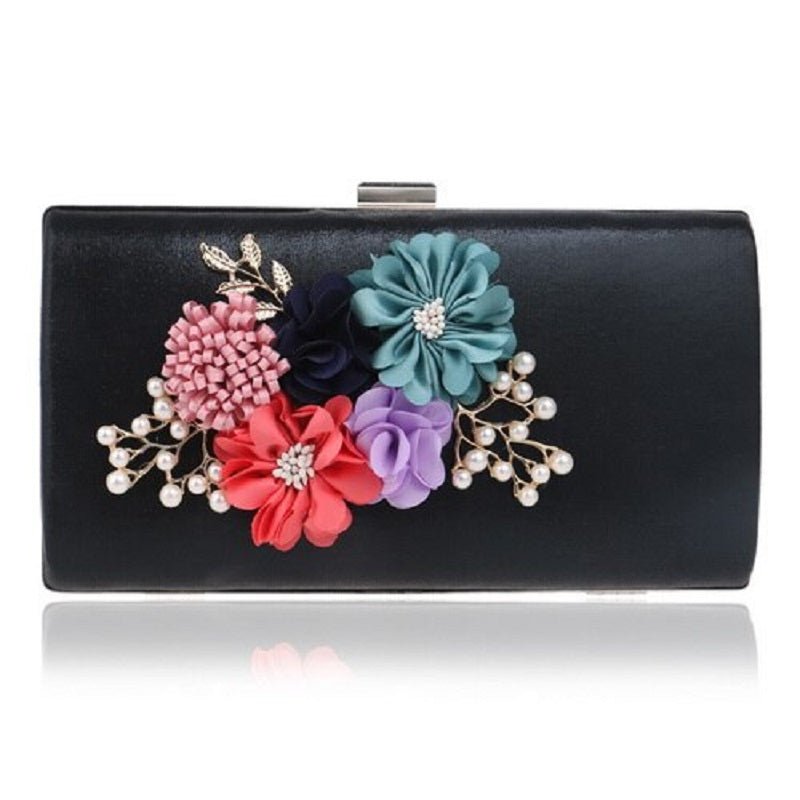 Flowers Pattern Wedding Clutches Mssza