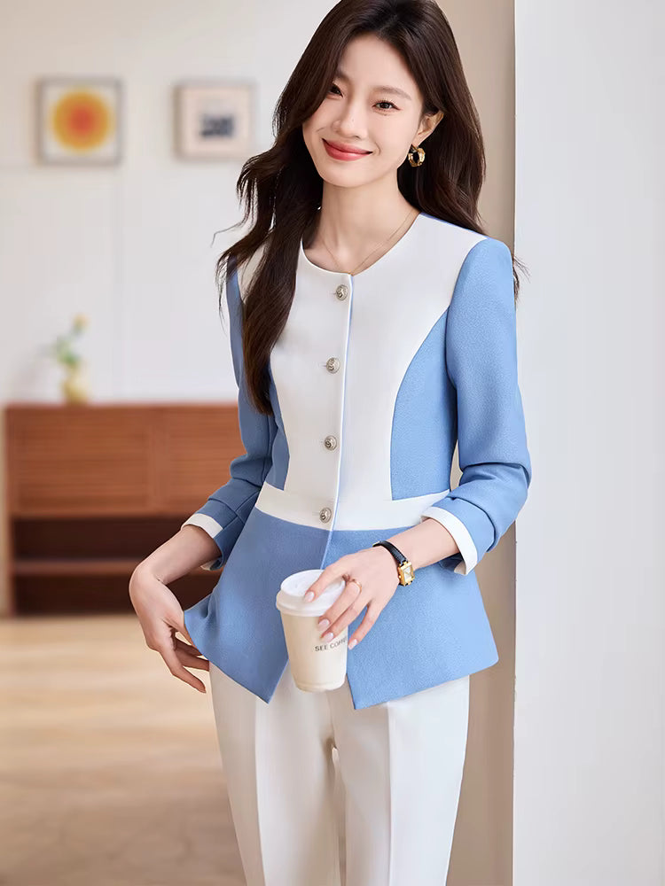 Formal Business Work Wear Blazer and Trouser 2 Piece Suit Mssza