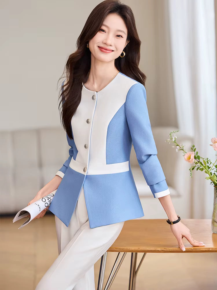Formal Business Work Wear Blazer and Trouser 2 Piece Suit Mssza
