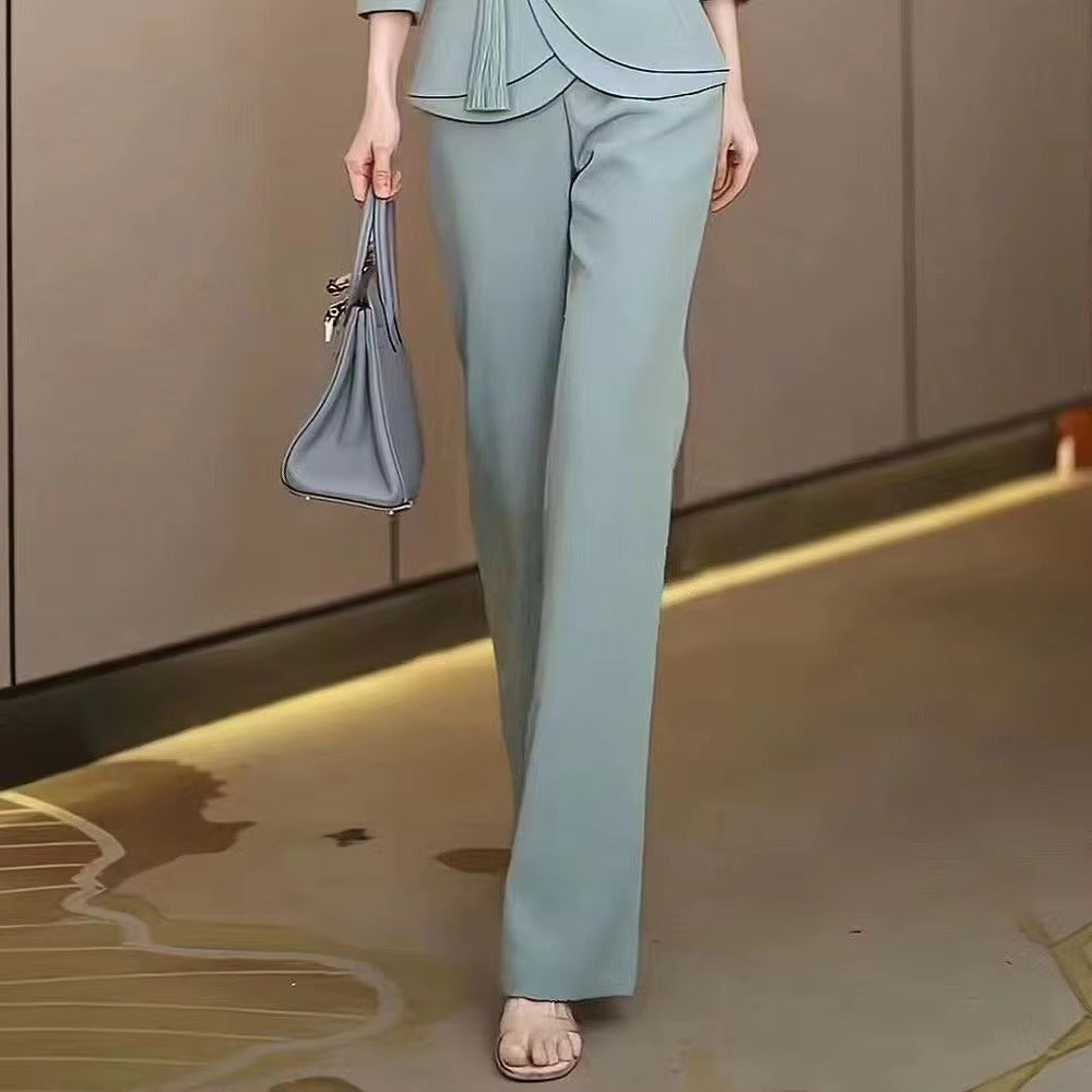 Formal Designer Evening Party Blazer And Pant 2 Pieces Set Mssza