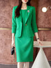 Formal High Quality Business Work Blazer And Skirt Two Piece Set Mssza