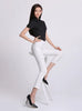 Formal High Waist Pencil Skinny Ankle Length Pants Mssza