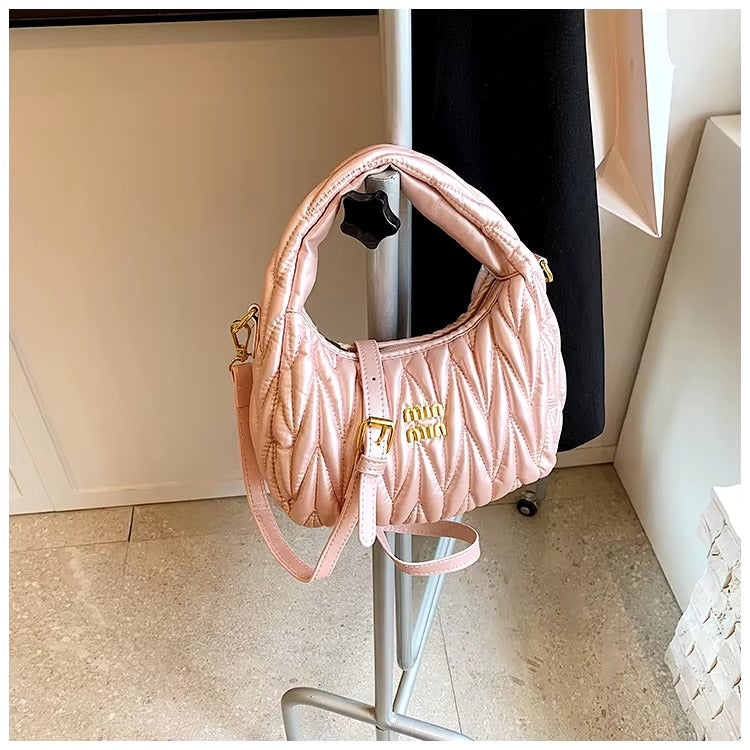 Formal Interior Slot Pocket Thread Hobos Tote Handbag Mssza