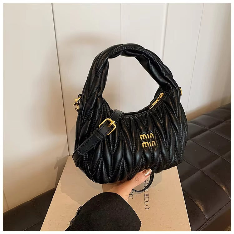 Formal Interior Slot Pocket Thread Hobos Tote Handbag Mssza