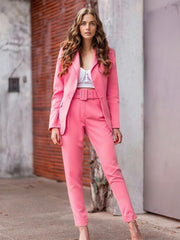 Formal Long Sleeves Turndown Collar Two Piece Sets Mssza