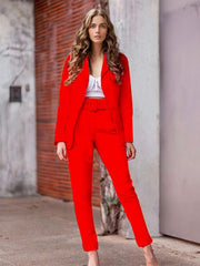 Formal Long Sleeves Turndown Collar Two Piece Sets Mssza