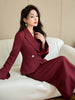 Formal Single Button Business Work Blazer And Skirt Two Piece Suit Mssza