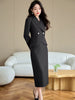 Formal Single Button Business Work Blazer And Skirt Two Piece Suit Mssza