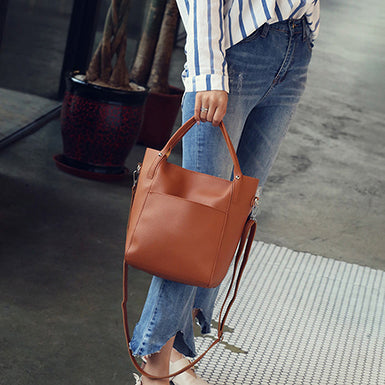 Four Pcs Bag Set â€?Bow Handled Tote  Shoulder Bag  Wristlet  Wallet Mssza