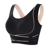Front Adjustable Buckle Wireless Padded Comfy Gym Yoga Underwear Low Intensity Sports Bra Mssza