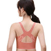 Front Adjustable Buckle Wireless Padded Comfy Gym Yoga Underwear Low Intensity Sports Bra Mssza