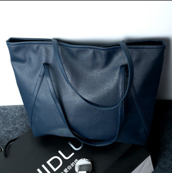 Generously Sized Tote Handbag â€?Angled Topstitching Mssza