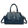 Genuine High Quality Leather Solid Color Portable Messenger Cloud Shoulder Bag Mssza