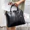 Genuine Leather Casual Designer Oil Wax Cowhide Messenger Tote Bag Mssza