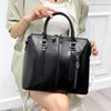 Genuine Leather Casual Designer Oil Wax Cowhide Messenger Tote Bag Mssza