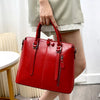 Genuine Leather Casual Designer Oil Wax Cowhide Messenger Tote Bag Mssza