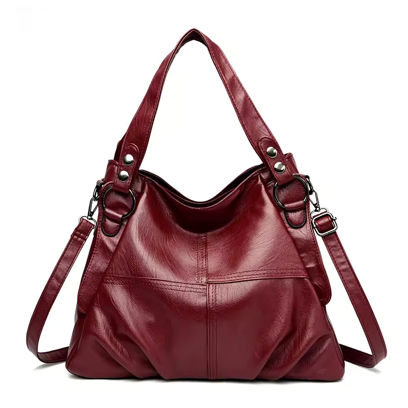 Genuine Leather Designer Big Tote Luxury Shoulder Bag Mssza