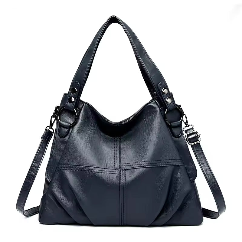 Genuine Leather Designer Big Tote Luxury Shoulder Bag Mssza