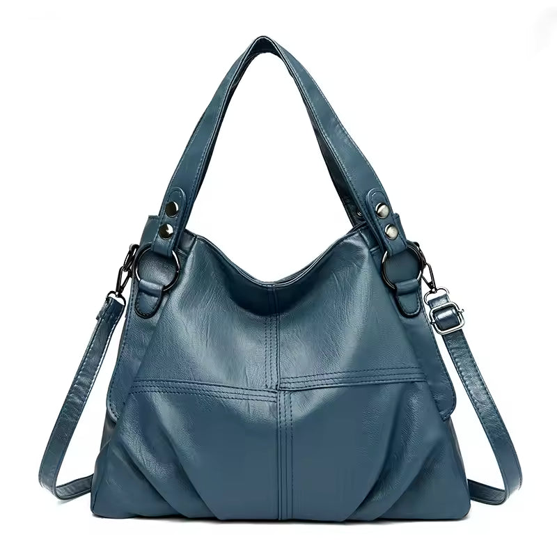 Genuine Leather Designer Big Tote Luxury Shoulder Bag Mssza