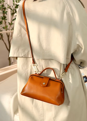 Genuine Leather Messenger Minimalist Doctor Waterproof Crossbody Shoulder Bag Mssza