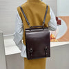 Genuine Leather Real Cowhide Laptop Daypack Messenger Shoulder Bags Mssza