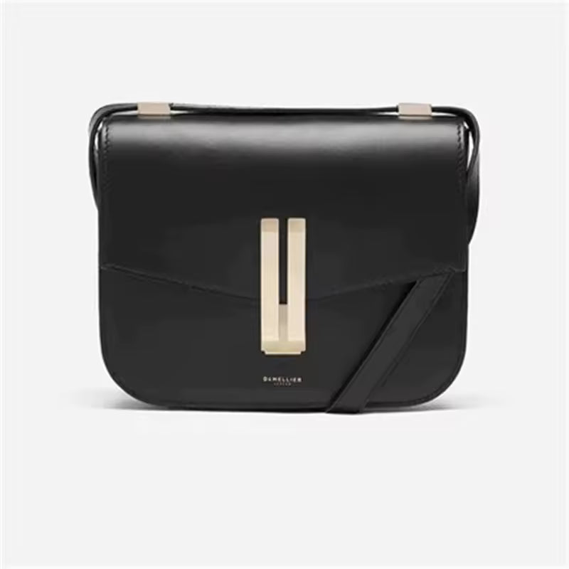 Genuine Leather Single Shoulder Cross Shoulder Underarm Small Square Bag Mssza