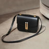 Genuine Leather Single Shoulder Cross Shoulder Underarm Small Square Bag Mssza