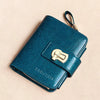 Genuine Leather Tri Fold RFID Blocking ID Card Holder Zipper Coin Purse Mssza