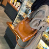 Genuine Leather zipper Large Bucket Designer Shoulder Handbags Mssza