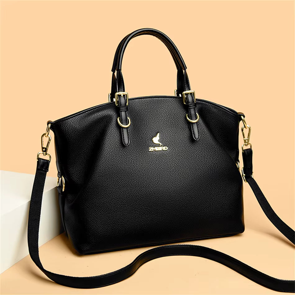 Casual Genuine Designer Soft Leather Tote Shoulder Crossbody Bags Mssza