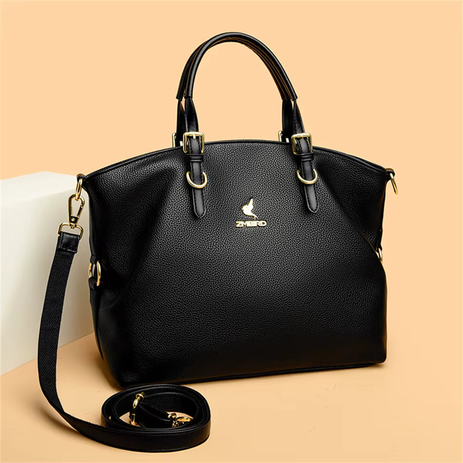 Casual Genuine Designer Soft Leather Tote Shoulder Crossbody Bags Mssza