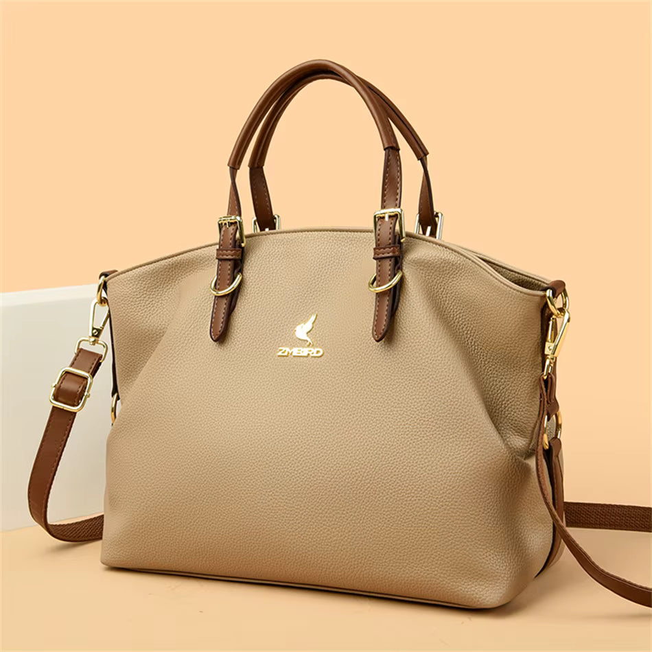 Casual Genuine Designer Soft Leather Tote Shoulder Crossbody Bags Mssza