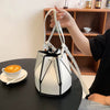 Geometric Folding Shoulder Crossbody Satchel Bucket Bag Mssza