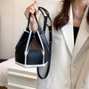 Geometric Folding Shoulder Crossbody Satchel Bucket Bag Mssza
