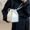 Geometric Folding No Pocket Versatile Satchel Bucket Bag Mssza