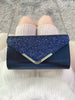 Glitter Shiny Elegant Interior Slot Pocket Party Wedding Clutch Bag Mssza