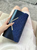 Glitter Shiny Elegant Interior Slot Pocket Party Wedding Clutch Bag Mssza