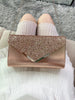 Glitter Shiny Elegant Interior Slot Pocket Party Wedding Clutch Bag Mssza