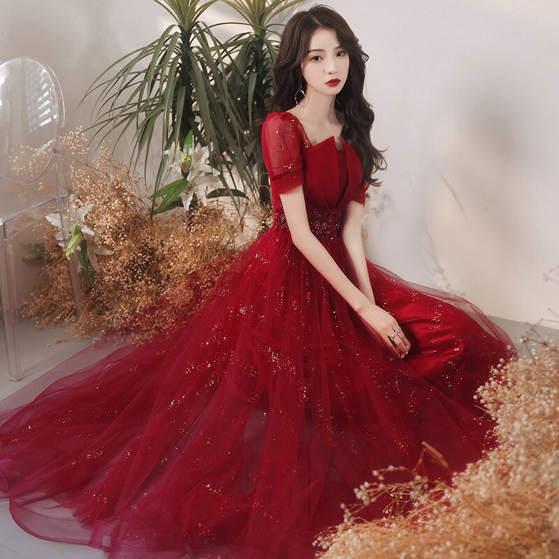 Gorgeous Burgundy Ball Gowns Mssaz Desses