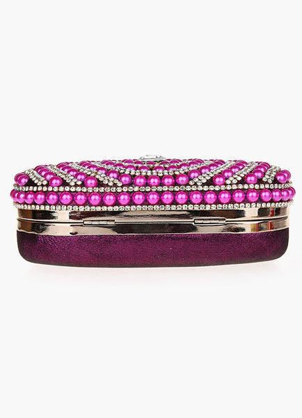 Gorgeous Pearl With Rhinestone Clutches Mssza