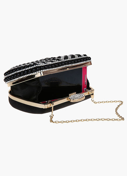 Gorgeous Pearl With Rhinestone Clutches Mssza