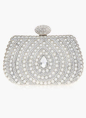 Gorgeous Pearl With Rhinestone Clutches Mssza