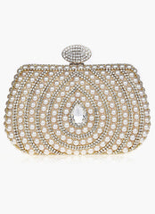 Gorgeous Pearl With Rhinestone Clutches Mssza