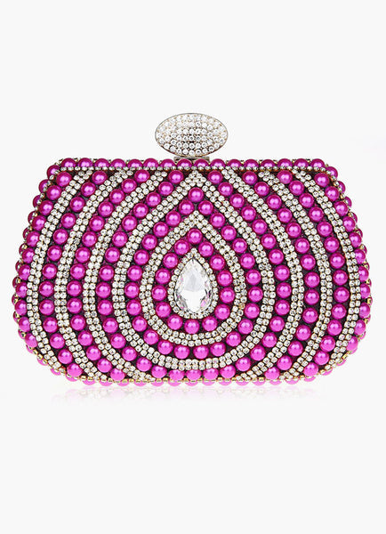 Gorgeous Pearl With Rhinestone Clutches Mssza