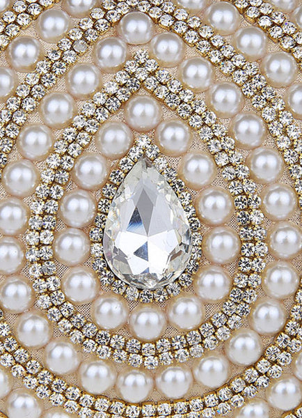 Gorgeous Pearl With Rhinestone Clutches Mssza