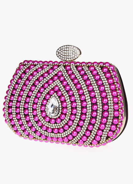 Gorgeous Pearl With Rhinestone Clutches Mssza