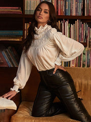 Gothic PU Leather Retro Costumes Mssza