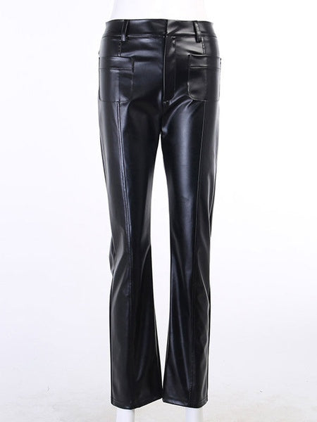 Gothic PU Leather Retro Costumes Mssza